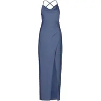 Vera Mont Abendkleid "Abendkleid figurbetont", Damen, Gr. 42, EURO, blau (blau stone), 81% Polyamid PA. 19% Elasthan EL., Kleider Abendkleid