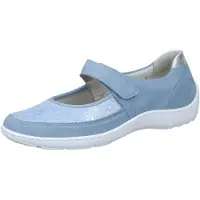 Waldlaufer Damen Slipper blau Größe EUR 38,5