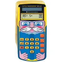 Texas Instruments Rechentrainer Little Professor Solar, 8-stellig, 1-zeiliges Display, mit Schutzdeckel, bunt