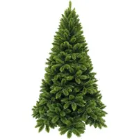 Triumph tree Tsuga Weihnachtsbaum Künstlich - Kunstbaum mit 1502 Zweigen für Volle Optik - Tannenbaum Künstlich mit Naturgetreuem Aussehen - H260 x Ø160 cm - Grün