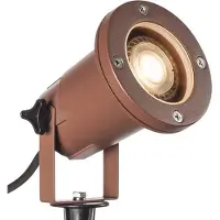 SLV 1001964 BIG NAUTILUS, Outdoor Erdspießleuchte, rost farbend, IP65 max. 11 W