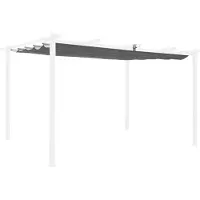 Sweeek - Pergola-Dachleinwand 3x4m Isla - Grau