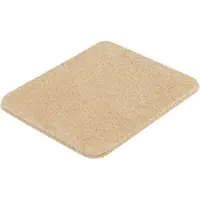 Kleine wolke Badematte "Meadow, Badvorleger, Badezimmer Teppich", beige (bahamabeige), H:30mm, Polyester, Badematten, Badematte, Badteppich, Uni Farben