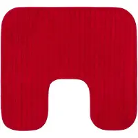 Gozze "Berlin" Höhe 7 mm rutschhemmend beschichtet fußbodenheizungsgeeignet Badteppich, Uni Farben, Cord Optik, waschbar