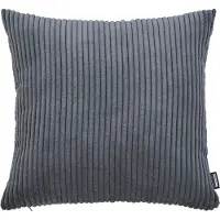 Done. Dekokissen DONE. "Zoom", grau (anthrazit), B:60cm L:60cm, Mischgewebe, Dekokissen_Sitzkissen_Kissenhüllen, Dekokissen, Kissenhülle aus modernem Cordstoff