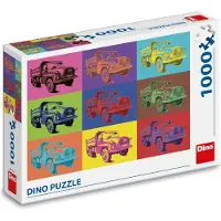 Dino Bikes Puzzle 1000 dílků pop art Tatra