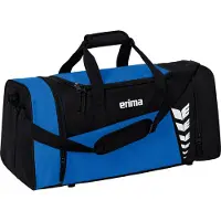 Erima SIX WINGS Sporttasche, Schwarz, Grau, Einfarbig, Polyester, Handwäsche