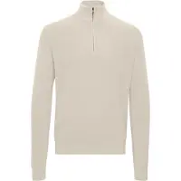 Blend Troyer "Stricktroyer BHCodford", Herren, Gr. 3XL, beige (oyster gray), Obermaterial: 100% Baumwolle CO., Pullover Troyer