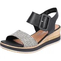 Remonte Sandalette "ELLE-Collection" Sommerschuh, Sandale, Bequemschuh mit Klett unter der Zierschnalle