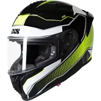 IXS Integralhelm iXS421 FG 2.1 schwarz/weiß/neongelb XXL