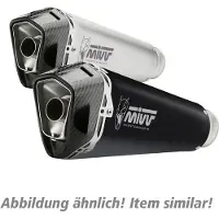 MIVV Delta Race Auspuffsystem mit EG-BE S/O BL - VERSYS1000 19-