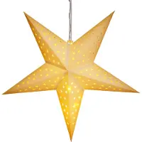 Casaria LED Weihnachtsstern 60 cm mit 10 warmweißen LEDs