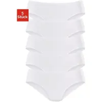Petite fleur Jazz-Pants Slips , Damen, Gr. 44/46, weiß, Obermaterial: 95% Baumwolle, 5% Elasthan, unifarben, körpernah, Unterhosen Jazz-Pants Slips, aus elastischer Baumwolle