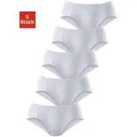 Petite fleur Jazz-Pants Slips , Damen, Gr. 36, weiß, Piqué, Obermaterial: 95% Baumwolle, 5% Elasthan, unifarben, körpernah, Unterhosen Jazz-Pants Slips, aus weicher Pikee-Qualität, Topseller