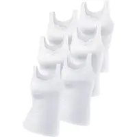Petite fleur Unterhemd , Damen, Gr. 34, N-Gr, weiß, Feinripp, Obermaterial: 100% Baumwolle, unifarben, tiefer Rundhals, Unterhemden Unterhemd, aus reiner Baumwolle, Tanktop, Unterziehshirt