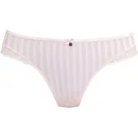 s.Oliver String "Amelie", Damen, Gr. 44/46, Microfaser, rosa (rosé), Microfaser, Obermaterial: 78% Polyester, 14% Polyamid, 8% Elasthan, Unterhosen String, in modischer Streifenoptik