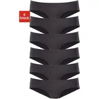 Vivance Hipster ACTIVE, Damen, Gr. 36/38, schwarz, Microfaser, Obermaterial: 95% Polyamid, 5% Elasthan (LYCRA), unifarben, Unterhosen Hipster, aus weicher Microfaser, Topseller