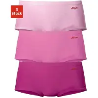 s.Oliver Panty , Damen, Gr. 36/38 (M), rosa (rosa, pink), Jersey, Obermaterial: 90% Baumwolle, 10% Elasthan (LYCRA), unifarben, körpernah, Unterhosen Panty, aus elastischer Baumwoll-Qualität, Topseller
