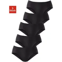 Petite fleur Jazz-Pants Slips , Damen, Gr. 46, schwarz, Piqué, Obermaterial: 95% Baumwolle, 5% Elasthan, unifarben, körpernah, Unterhosen Jazz-Pants Slips, aus weicher Pikee-Qualität, Topseller