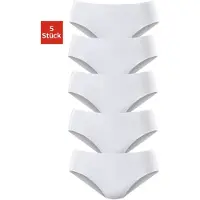Go in Jazz-Pants Slips , Damen, Gr. 56/58, weiß, Obermaterial: 95% Baumwolle, 5% Elasthan, unifarben, körpernah, Unterhosen Jazz-Pants Slips, aus elastischer Baumwoll-Qualität