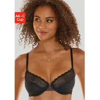LASCANA Bügel-BH mit dezent transparenter Spitze, Dessous