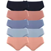 Petite fleur Hüftslip , Damen, Gr. 32/34, orange, Single Jersey, Obermaterial: 95% Baumwolle, 5% Elasthan, unifarben, Unterhosen Hüftslip, aus elastischer Baumwolle, Topseller