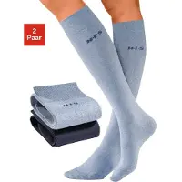 H.I.S. Kniestrümpfe Packung, 2 Stk. tlg. mit Komfortbündchen