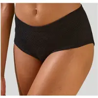 LASCANA Hipster , Damen, Gr. 48/50, Jersey, schwarz, Jersey, Obermaterial: 58% Baumwolle, 39% Polyamid, 3% Elasthan, körpernah, Unterhosen Hipster, aus angenehm weicher Baumwolle