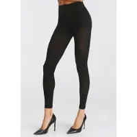 LASCANA Feinstrumpfleggings , Damen, Gr. 44-46, schwarz, Obermaterial: 85% Polyamid, 15% Elasthan, elastisch, Strumpfhosen Feinstrumpfleggings, mit Komfortbund, Topseller