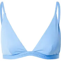 Tommy Hilfiger Triangel-Bikini-Top "TRIANGLE FIXED RP", Damen, Gr. M (38), N-Gr, blau (blau spell), Polyamid, SWIMWEAR, unifarben, Bikini-Oberteile Triangel-Bikini-Top, mit Logoschriftzug