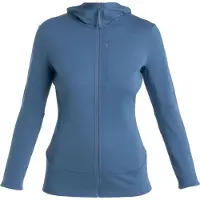 Icebreaker - Women's Merino 260 Quantum IV L/S Zip Hoodie - Merinohoodie Gr S blau