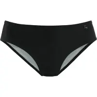 LASCANA Bikini-Hose "Leona", Damen, Gr. 50, N-Gr, schwarz, Recycling-Polyamid, unifarben, Badehosen Bikini-Hose, in Unifarbe