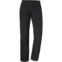 Schöffel Outdoorhose SCHÖFFEL "Pants Engadin1 Warm L", Damen, Gr. 52, Kurzgrößen, schwarz (9990, schwarz), Oberstoff: 89% Nylon, 11% Elasthan. Futter: 100% Polyester, Hosen Outdoorhose