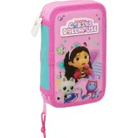 Gabby's Dollhouse Doppel-Federmäppchen, Rosa