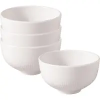 Villeroy & Boch Schale "Snackschalen Afina ø 10,7 cm 4er Set weiß", weiß, L:10,7cm, Schüsseln, Schale