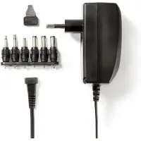 Nedis ACPA007 Universal-Netzteil 27 W 1,8 m 2,25 A 6 Stecker 3-12 V Schwarz