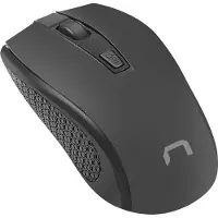 Natec Jay 2, Beidhändig, Optisch, RF Wireless, 1600 DPI, Schwarz