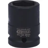 Ks Tools 515.1326, Steckschlüsselbuchse, Schwarz, 1 Kopf/Köpfe, 3/4", Metrisch, 26 mm