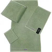 Ross Handtuch "Smart", grün (schilf), B:50cm L:100cm, Frottier, Obermaterial: 100% Baumwolle, Handtücher, Handtuch, Uni-Rippe mit Velourslabel