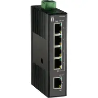 LevelOne EFB IES-0500 5-Port Fast Ethernet Industrial Switch, DIN-Schiene IES0500