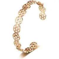 Ailoria Armreif "Armreif ALYNA", gold (roségold), Armbänder, Damen, Edelstahl, Armreif