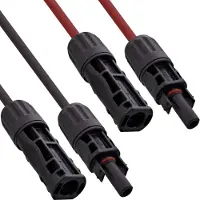 InLine 95677, Kabel für mittlere Spannung, Schwarz, Rot, 0,7 mm, Verzinntes Kupfer, 6 mm², 1500 V