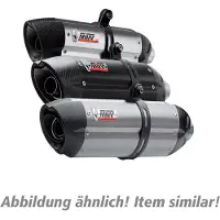 MIVV Suono Auspuffsystem mit EG-BE S/O 4-1 BL - CB1000R 08-16
