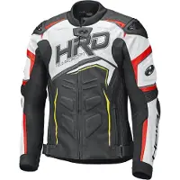 Held Safer II Motorrad Lederjacke, schwarz/weiß/rot, 110