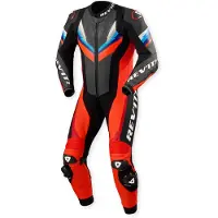 REV'IT! REV'IT! Quantum 3 Lederkombi 1-tlg. neonrot/schwarz 52 Herrenneonrot/schwarz52 - Motorradbekleidung - Motorradkombis