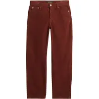 Superdry für Damen. W7011216A Braune Straight-Leg-Hose (28/30), Lässig, Kord