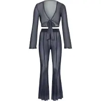 LASCANA Langarmshirt in anthrazit | Gr.: 36