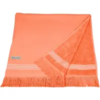 Ross Hamamtuch "Hamam", orange, B:90cm L:180cm, Hamam Frottier, Hamam Frottier, Handtücher, Hamamtuch, idealer Begleiter für Strand, Sauna oder Wellnessbereich