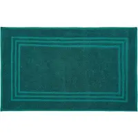 Kleine wolke Badematte "Lodge", beidseitig nutzbar, Badteppich, Frottier-Qualität, Uni Farben, mit Bordüre