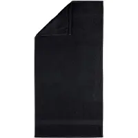 Egeria Handtücher "Diamant", schwarz, B:50cm L:100cm, Frotteevelours, Obermaterial: 100% Baumwolle, Handtücher, Handtücher, Uni Programm mit schmaler Bordüre, 100 % Baumwolle
